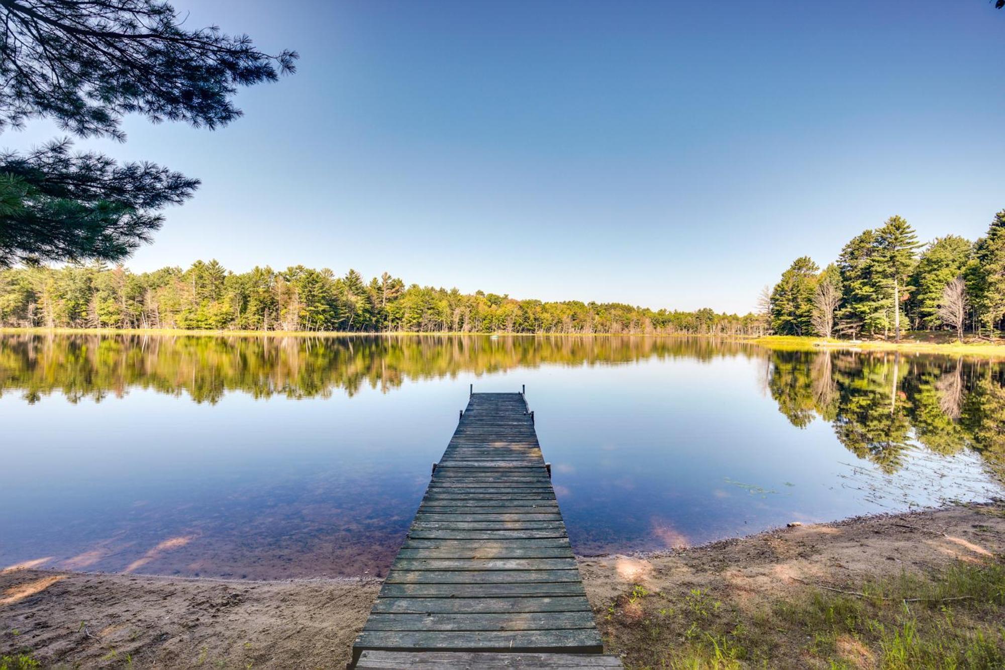 Serene Woodruff Cottage Lakefront Access! Extérieur photo